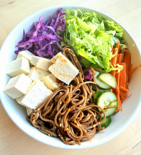 Korean Spicy Cold Noodles (Bibim Guksu)