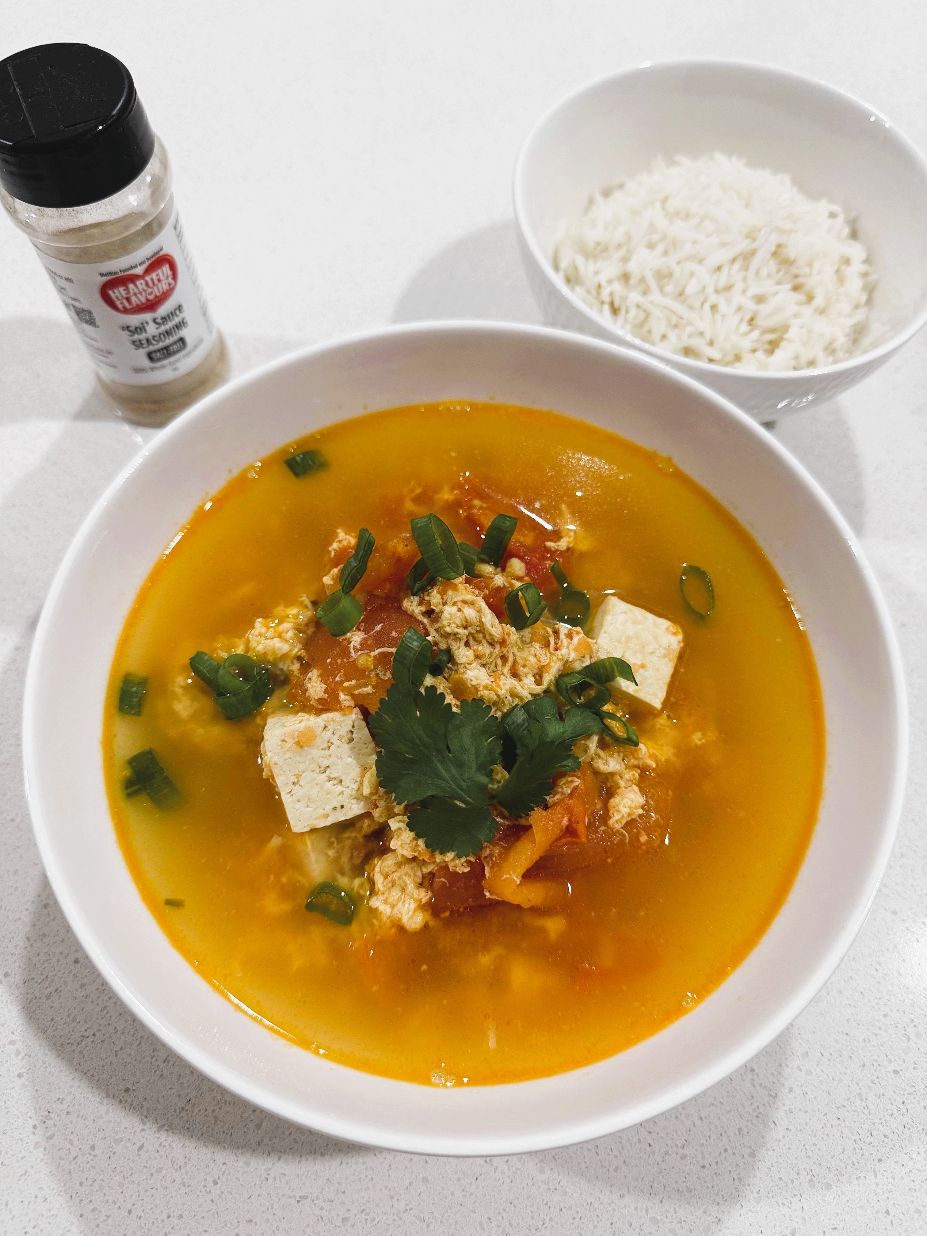 Chinese Tomato Egg Drop Soup