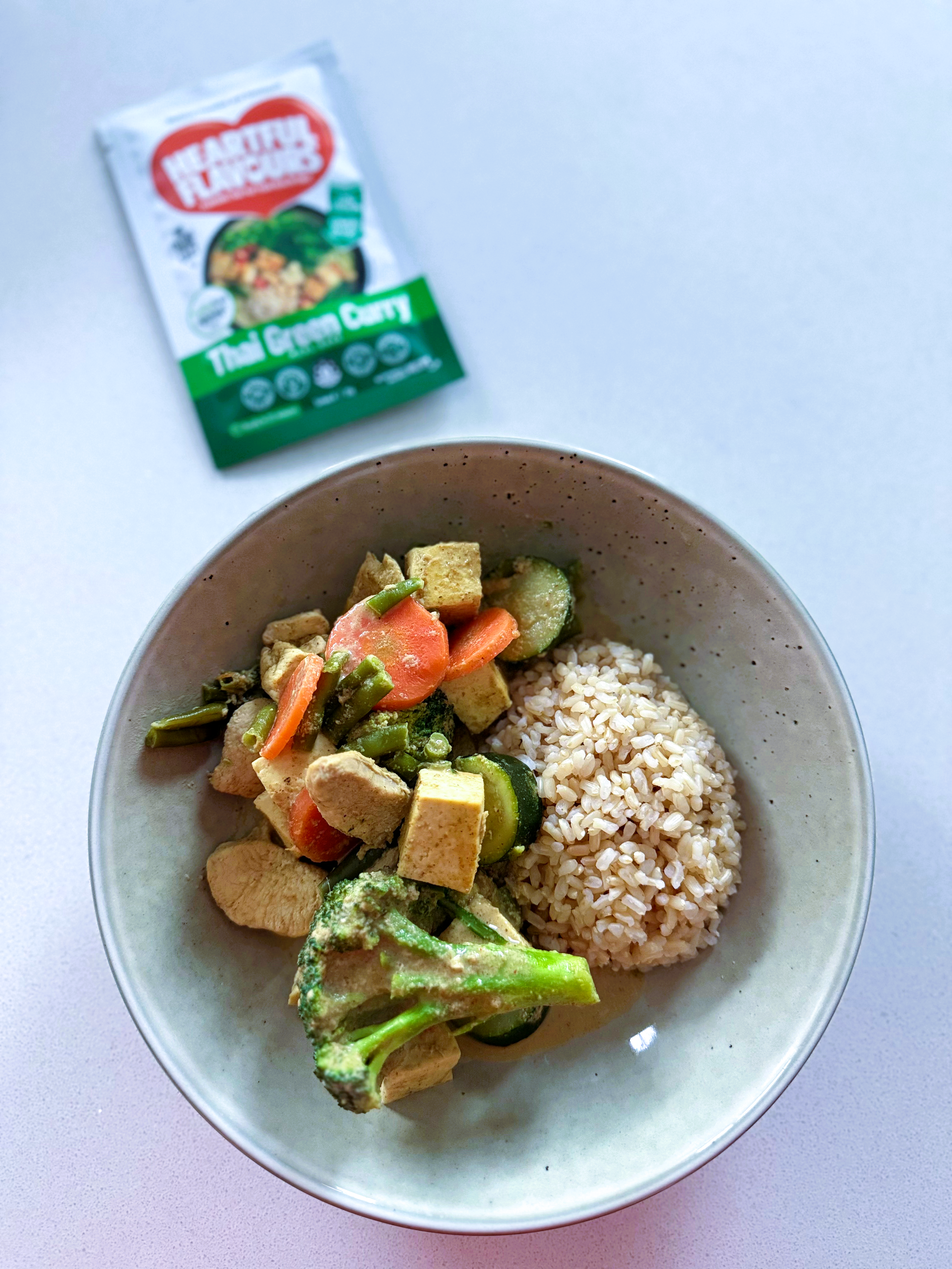 Thai Green Curry with Chicken and Tofu