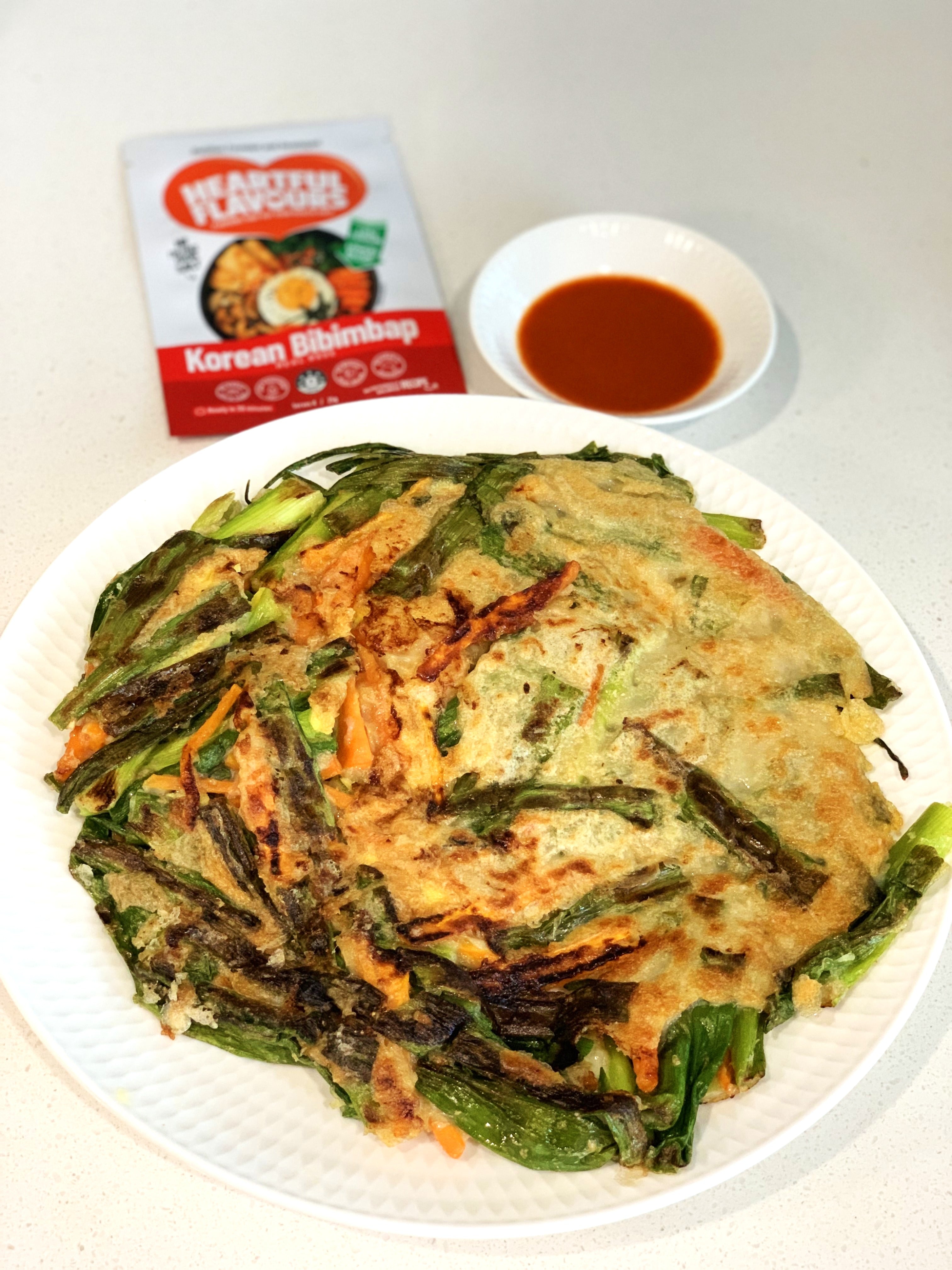 Korean Seafood Pancake (Haemul Pajeon)