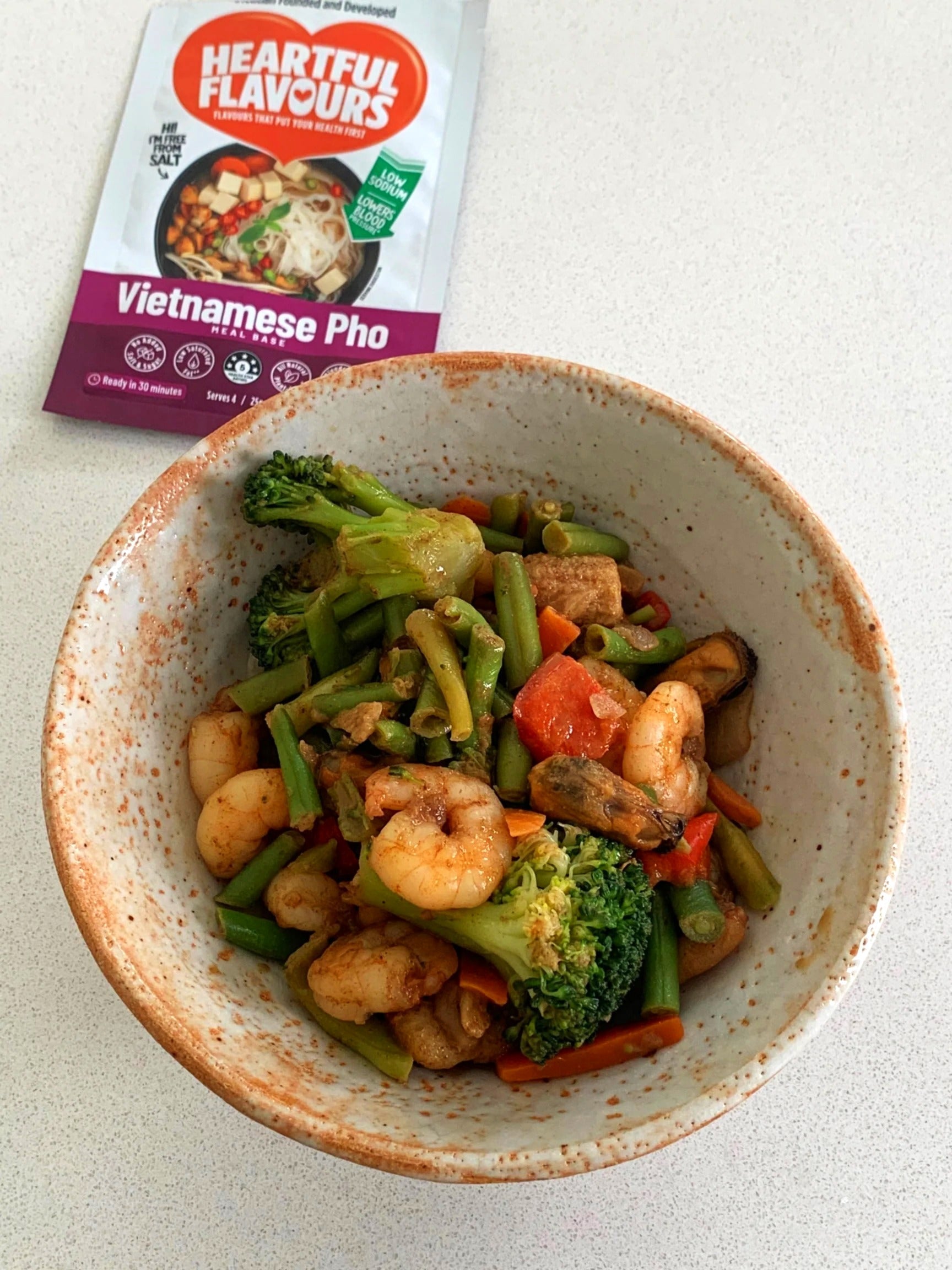 Vietnamese Stir-Fry with Vegetables and Seafood (Cơm Xào Hải Sản)